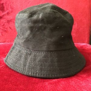Black Denim Bucket Hat